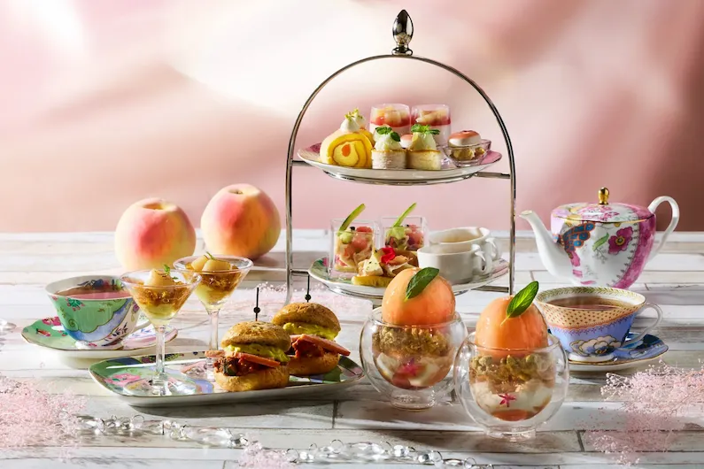AFTERNOON TEA with "SIROCCO" "Peach" 2026 at The Royal Park Hotel Iconic Tokyo Shiodome: Menu, Prices & How to Book