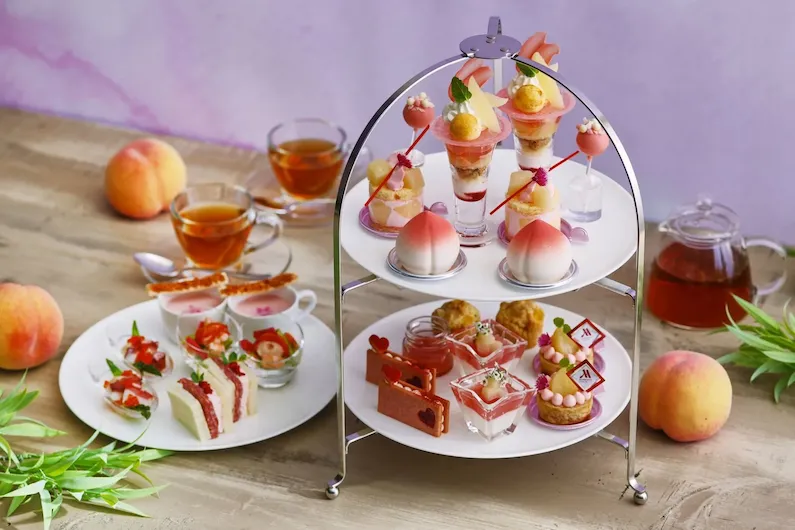 Summer Peach Afternoon Tea 2026 at Tokyo Marriott Hotel: Limited-Time Menu with Yamanashi's Maruto Farm Peaches, Plus Yukata Experience Option