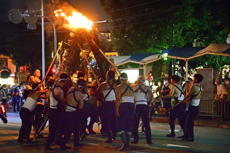 Ikeda Gan'gara Fire Festival 2026: Experience the Mystical Torch Parade and Great 'Dai' Character Lighting